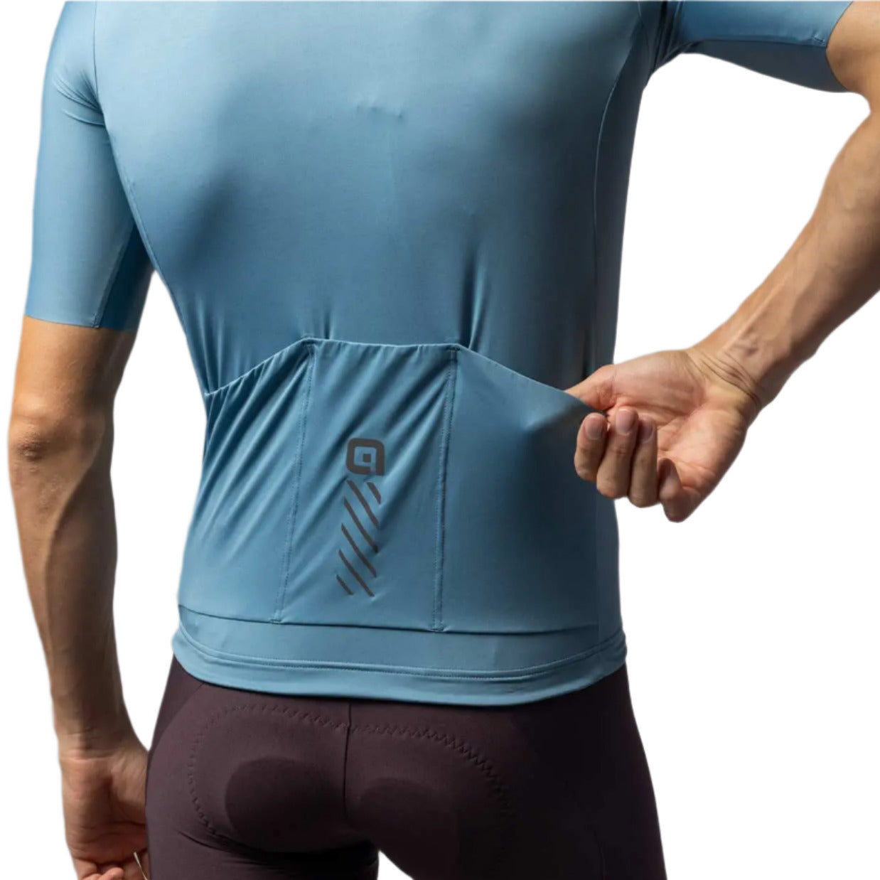 Ale Clothing Colour Block SS25 Pragma Short Sleeves Jersey Cyan - FREE UK Shipping, FREE 365 Day Returns | Moto Central