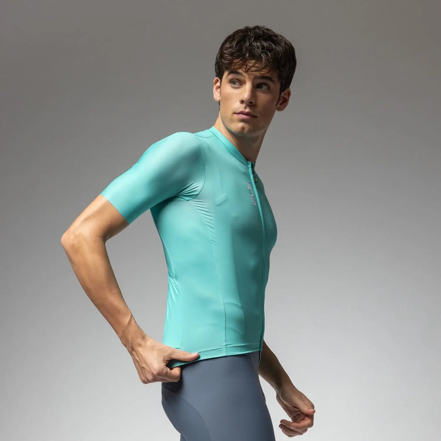 Ale Clothing Colour Block Pragma Short Sleeves Jersey SS26 Cyan - FREE UK Shipping, FREE 365 Day Returns | Moto Central