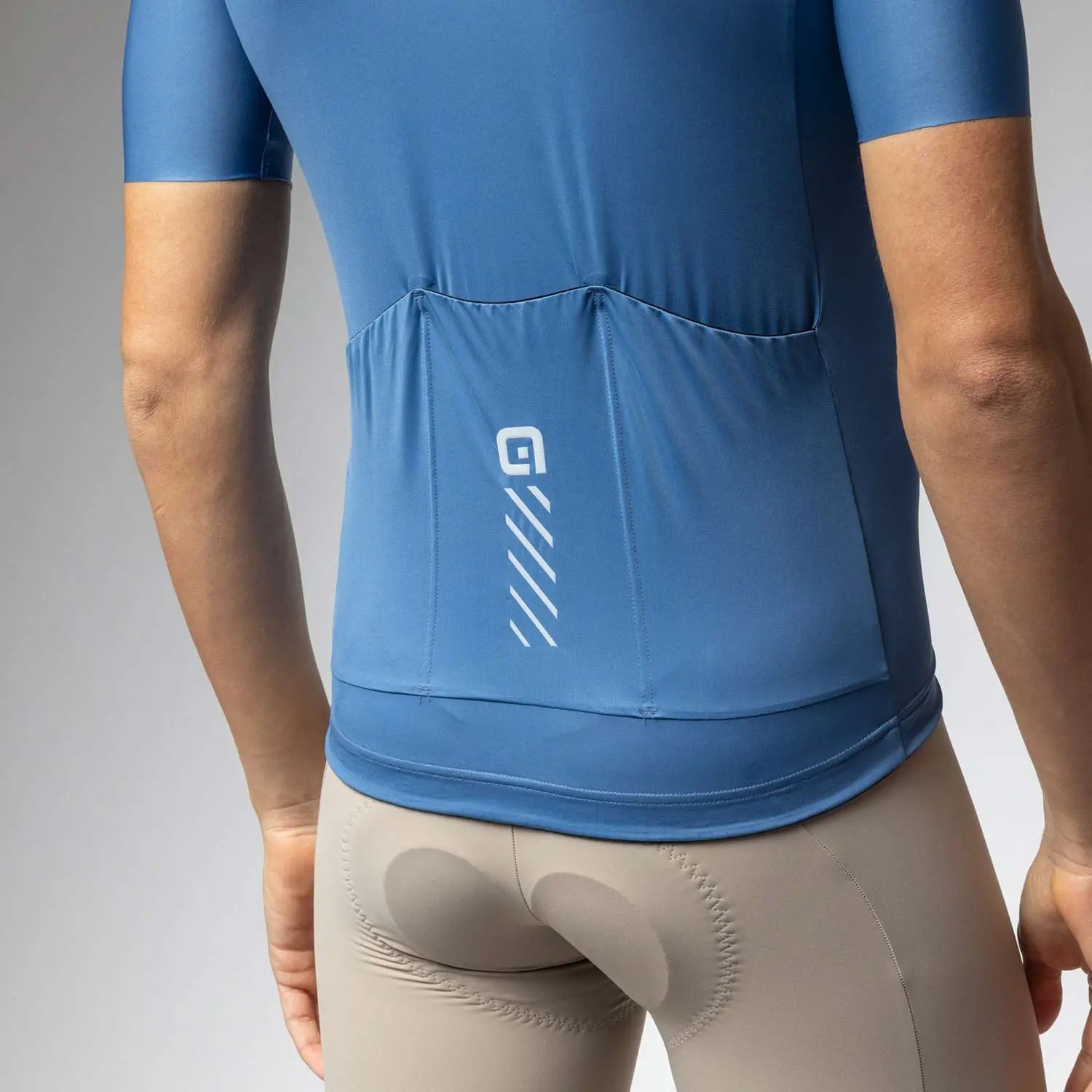 Ale Clothing Colour Block Pragma Short Sleeves Jersey SS26 Blue - FREE UK Shipping, FREE 365 Day Returns | Moto Central