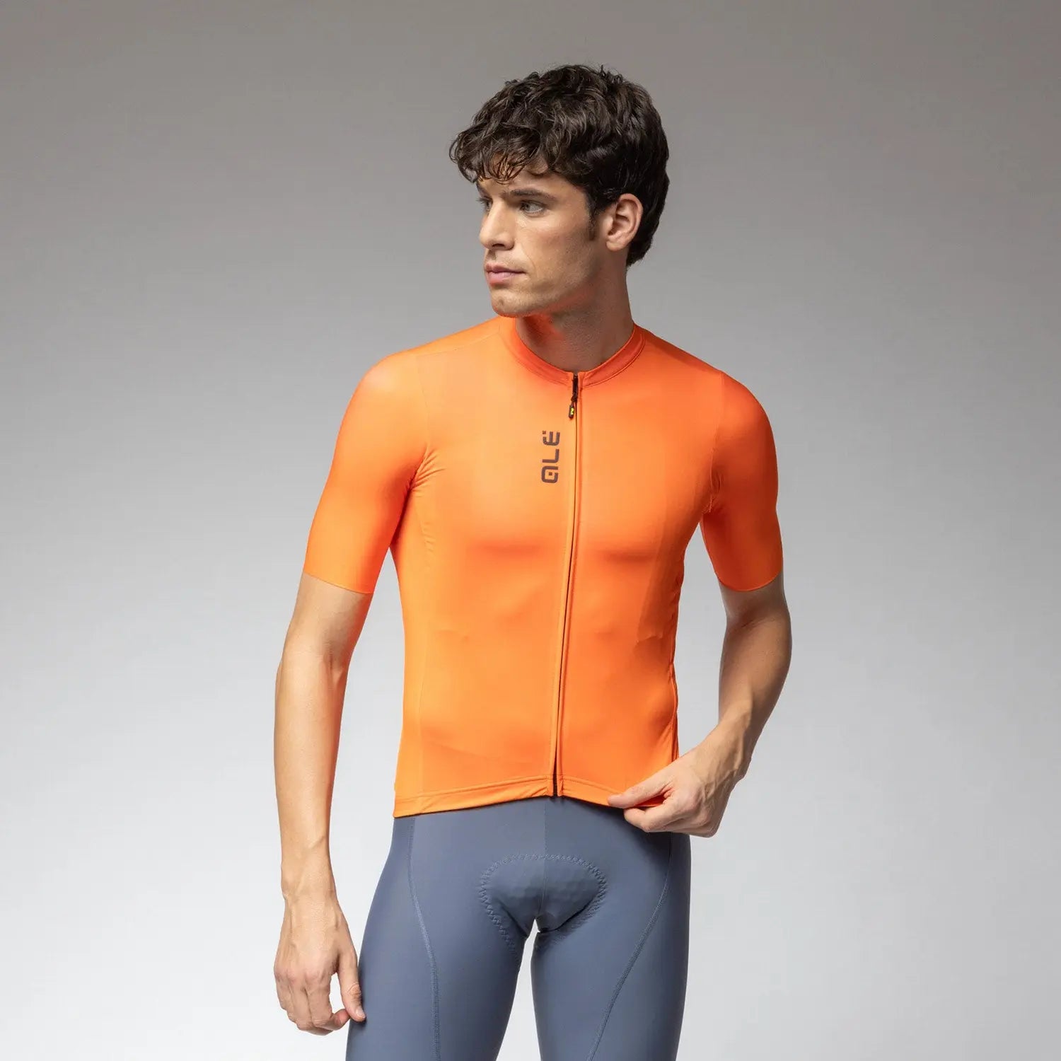 Ale Clothing Colour Block Pragma Short Sleeves Jersey SS26 Orange - FREE UK Shipping, FREE 365 Day Returns | Moto Central