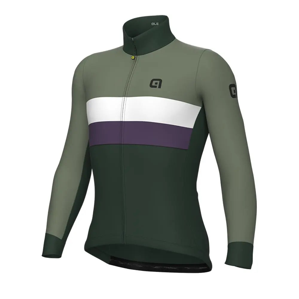 Ale Clothing Chaos Off Road/Gravel Long Sleeves Jersey Green - FREE UK Shipping, FREE 365 Day Returns | Moto Central