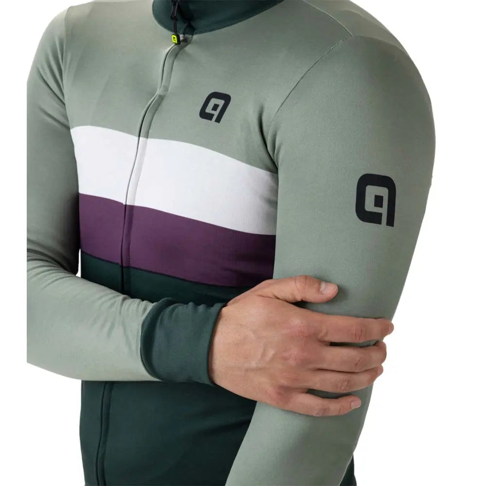 Ale Clothing Chaos Off Road/Gravel Long Sleeves Jersey Green - FREE UK Shipping, FREE 365 Day Returns | Moto Central