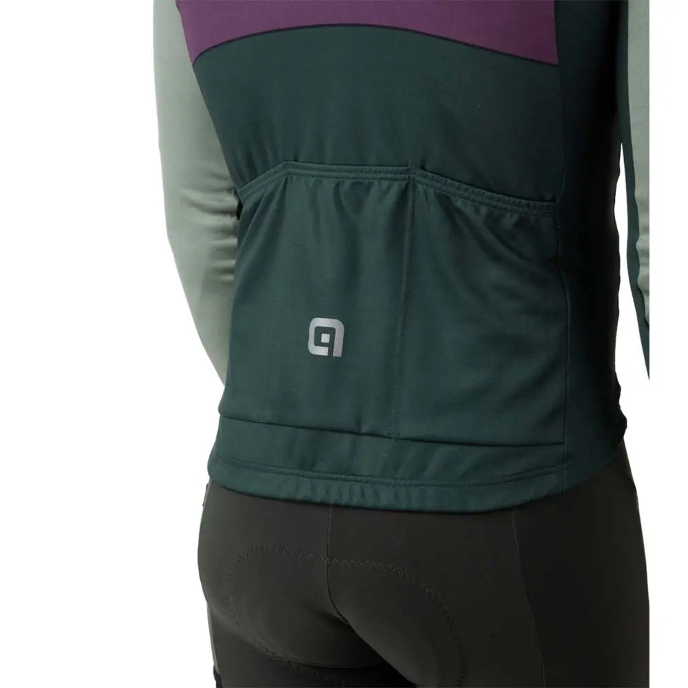 Ale Clothing Chaos Off Road/Gravel Long Sleeves Jersey Green - FREE UK Shipping, FREE 365 Day Returns | Moto Central