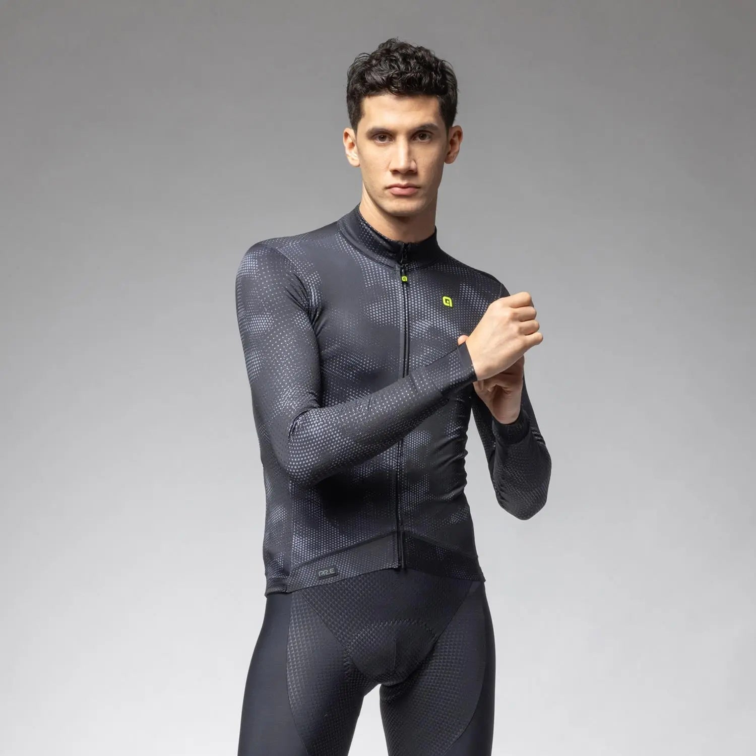Ale Clothing Spray PR-E Long Sleeves Jersey Black - FREE UK Shipping, FREE 365 Day Returns | Moto Central