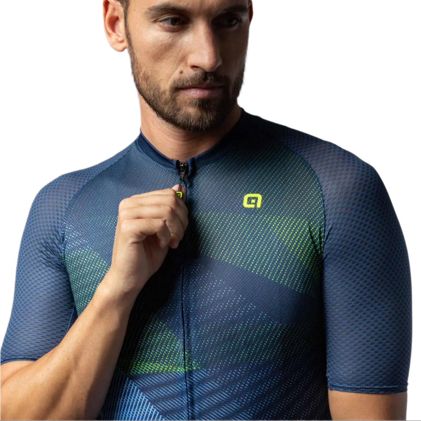 Ale Clothing Connect Pragma Short Sleeves Jersey Blue - FREE UK Shipping, FREE 365 Day Returns | Moto Central