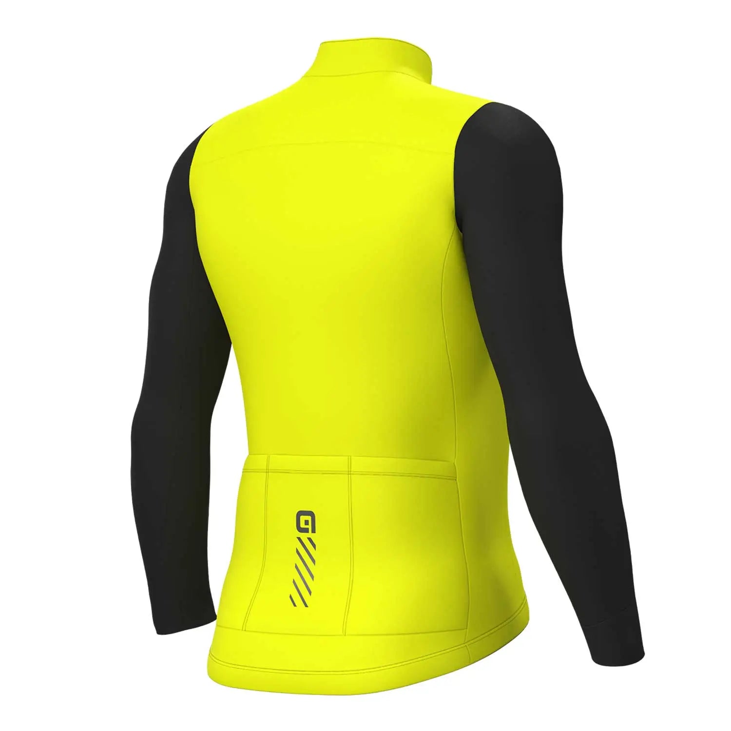 Ale Clothing Fondo 2.0 Solid Long Sleeves Jersey Yellow - FREE UK Shipping, FREE 365 Day Returns | Moto Central