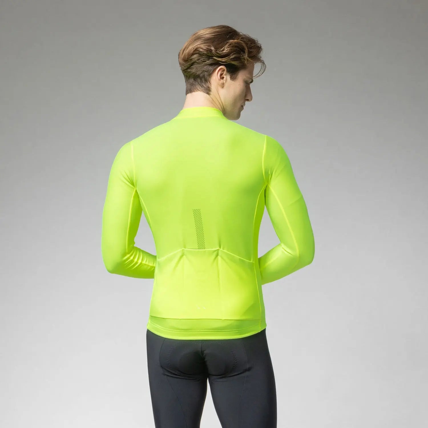 Ale Clothing Fondo 3.0 Pragma Long Sleeves Jersey Yellow - FREE UK Shipping, FREE 365 Day Returns | Moto Central