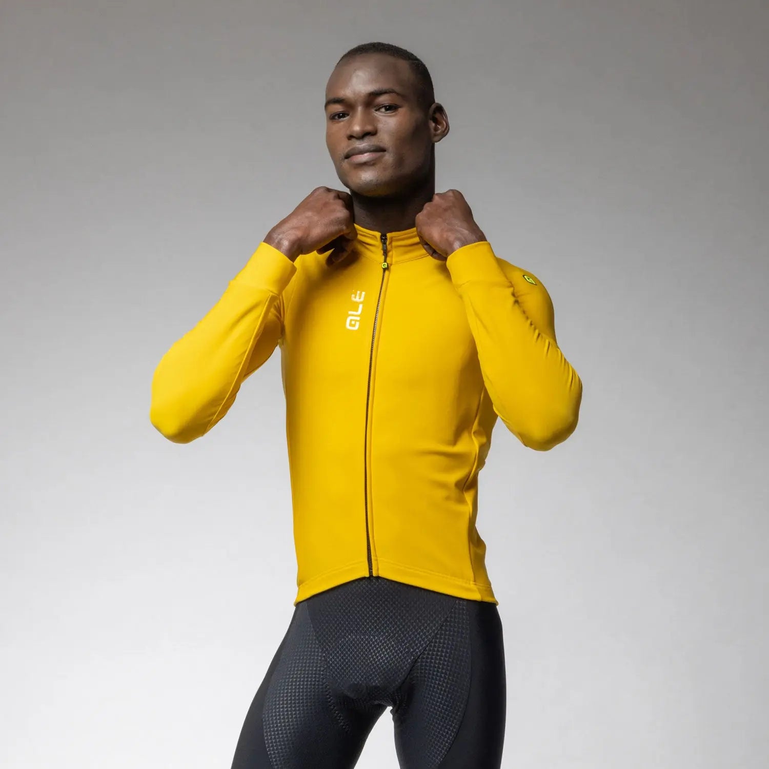 Ale Clothing Fondo 3.0 Pragma Long Sleeves Jersey Sand - FREE UK Shipping, FREE 365 Day Returns | Moto Central