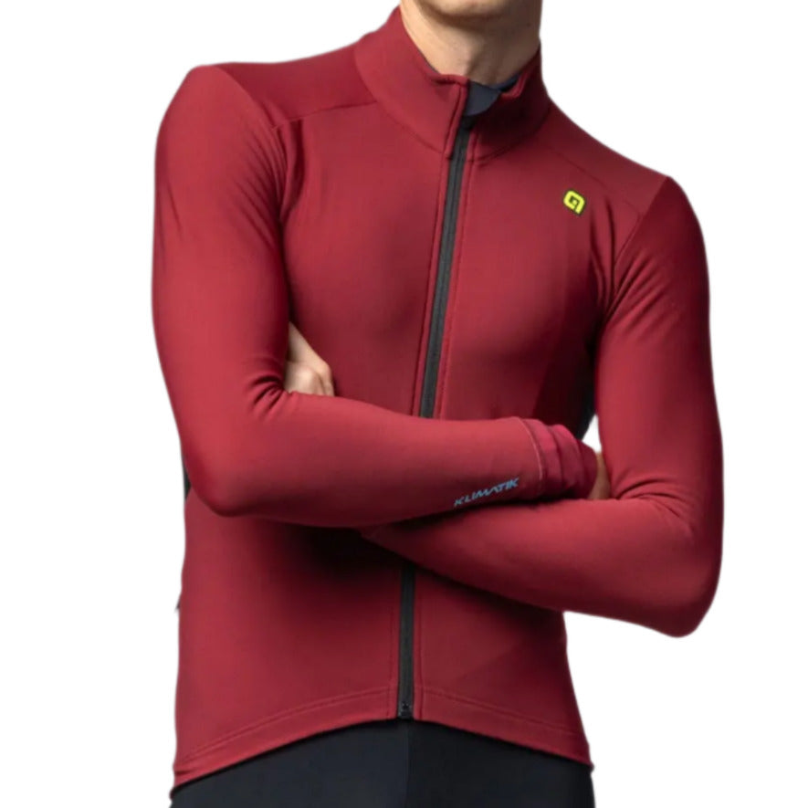Ale Clothing K-Idro Klimatik Long Sleeves Jersey Red - FREE UK Shipping, FREE 365 Day Returns | Moto Central