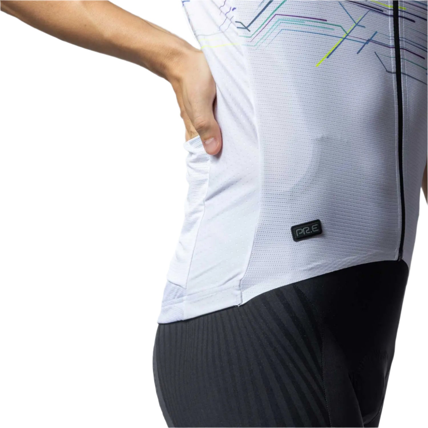 Ale Clothing Megabyte PR-E Short Sleeves Jersey White - FREE UK Shipping, FREE 365 Day Returns | Moto Central