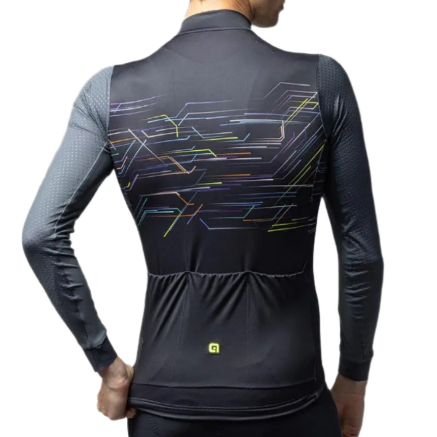 Ale Clothing Megabyte PR-E Long Sleeves Jersey Black - FREE UK Shipping, FREE 365 Day Returns | Moto Central