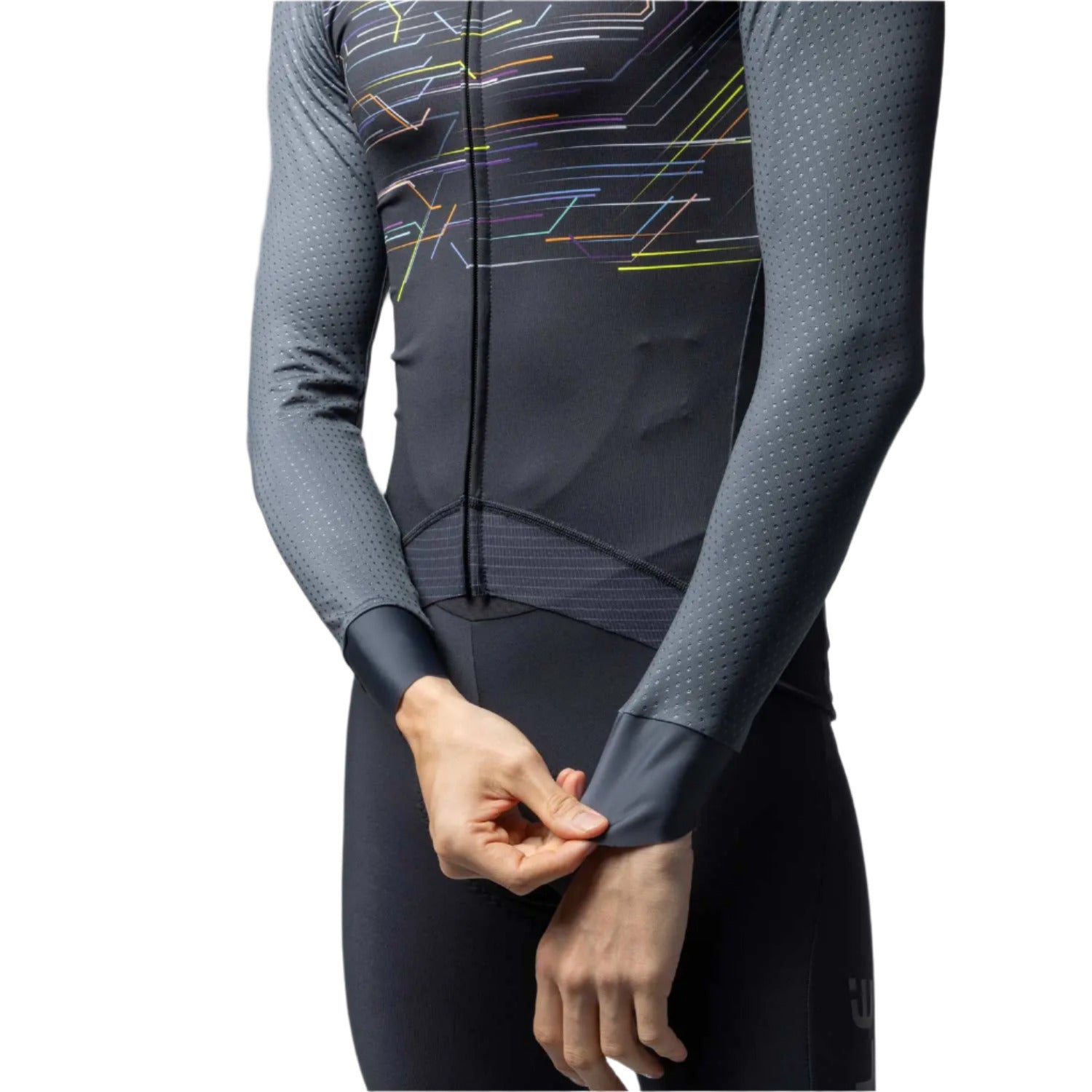 Ale Clothing Megabyte PR-E Long Sleeves Jersey Black - FREE UK Shipping, FREE 365 Day Returns | Moto Central