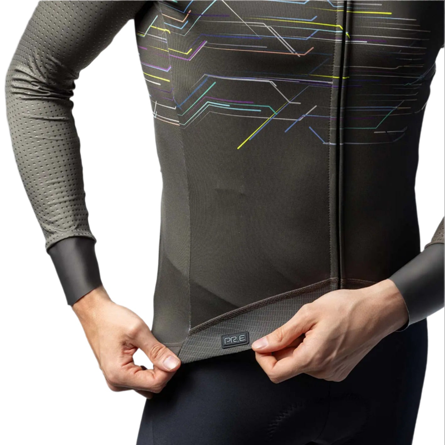 Ale Clothing Megabyte PR-E Long Sleeves Jersey Green - FREE UK Shipping, FREE 365 Day Returns | Moto Central