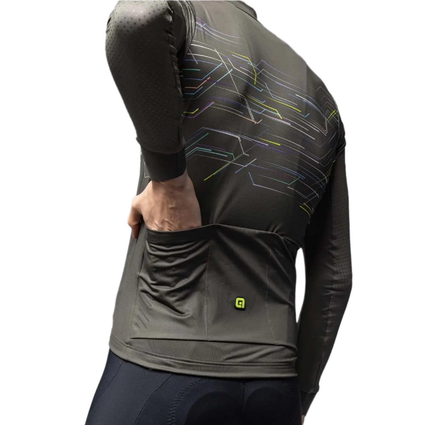 Ale Clothing Megabyte PR-E Long Sleeves Jersey Green - FREE UK Shipping, FREE 365 Day Returns | Moto Central