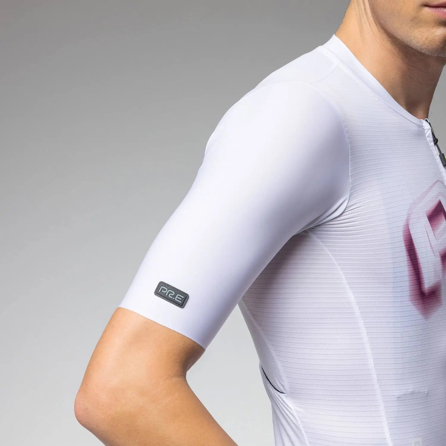 Ale Clothing Sauvage 2.0 PR-E Short Sleeves Jersey White - FREE UK Shipping, FREE 365 Day Returns | Moto Central