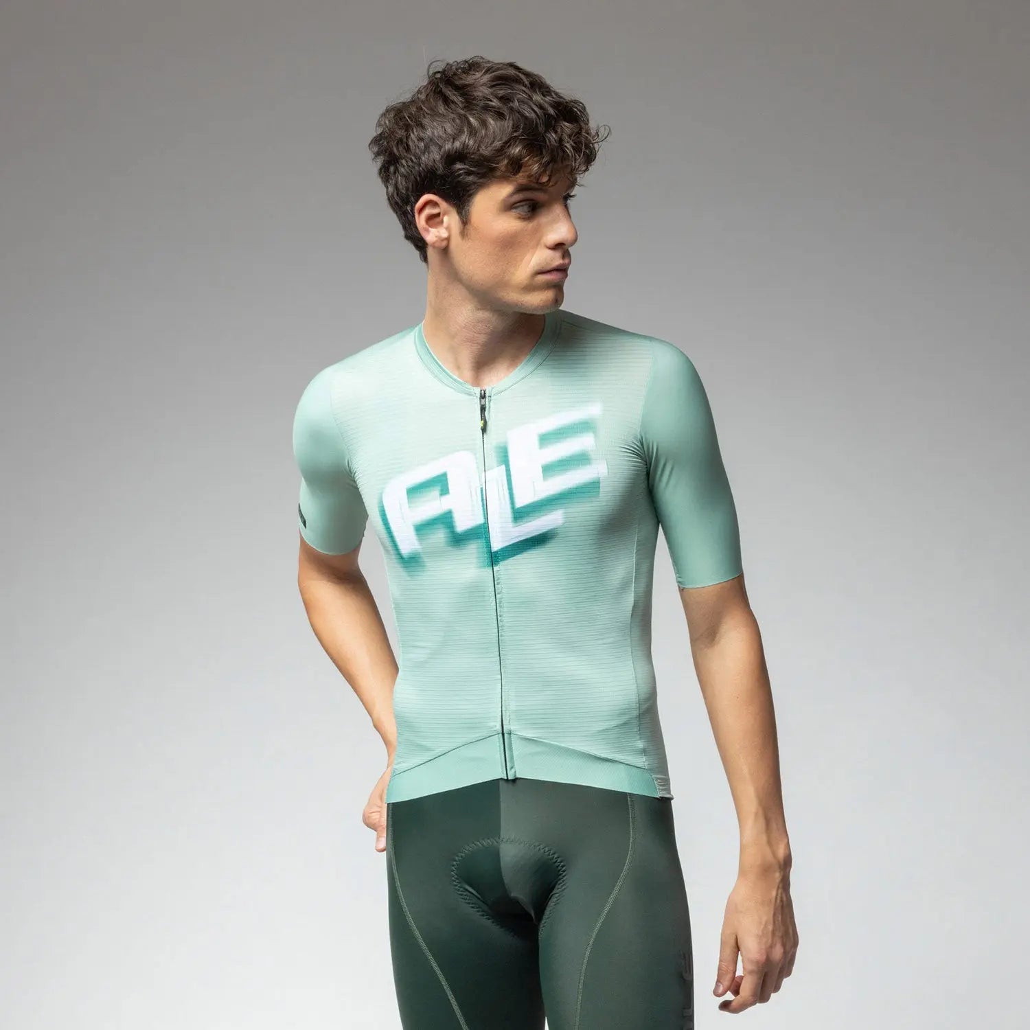 Ale Clothing Sauvage 2.0 PR-E Short Sleeves Jersey Green - FREE UK Shipping, FREE 365 Day Returns | Moto Central