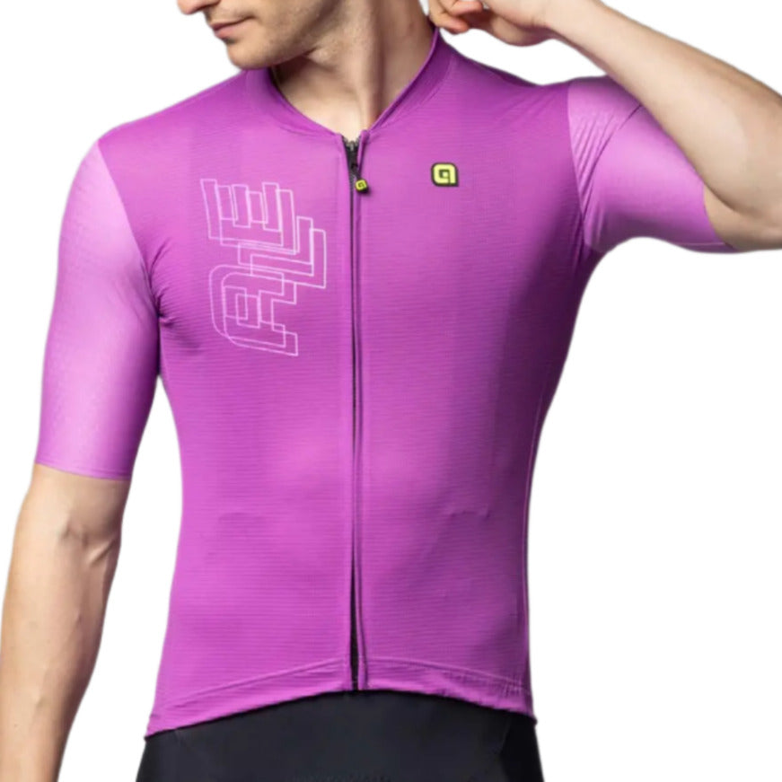 Ale Clothing Follow Me PR-E Short Sleeves Jersey Pink - FREE UK Shipping, FREE 365 Day Returns | Moto Central