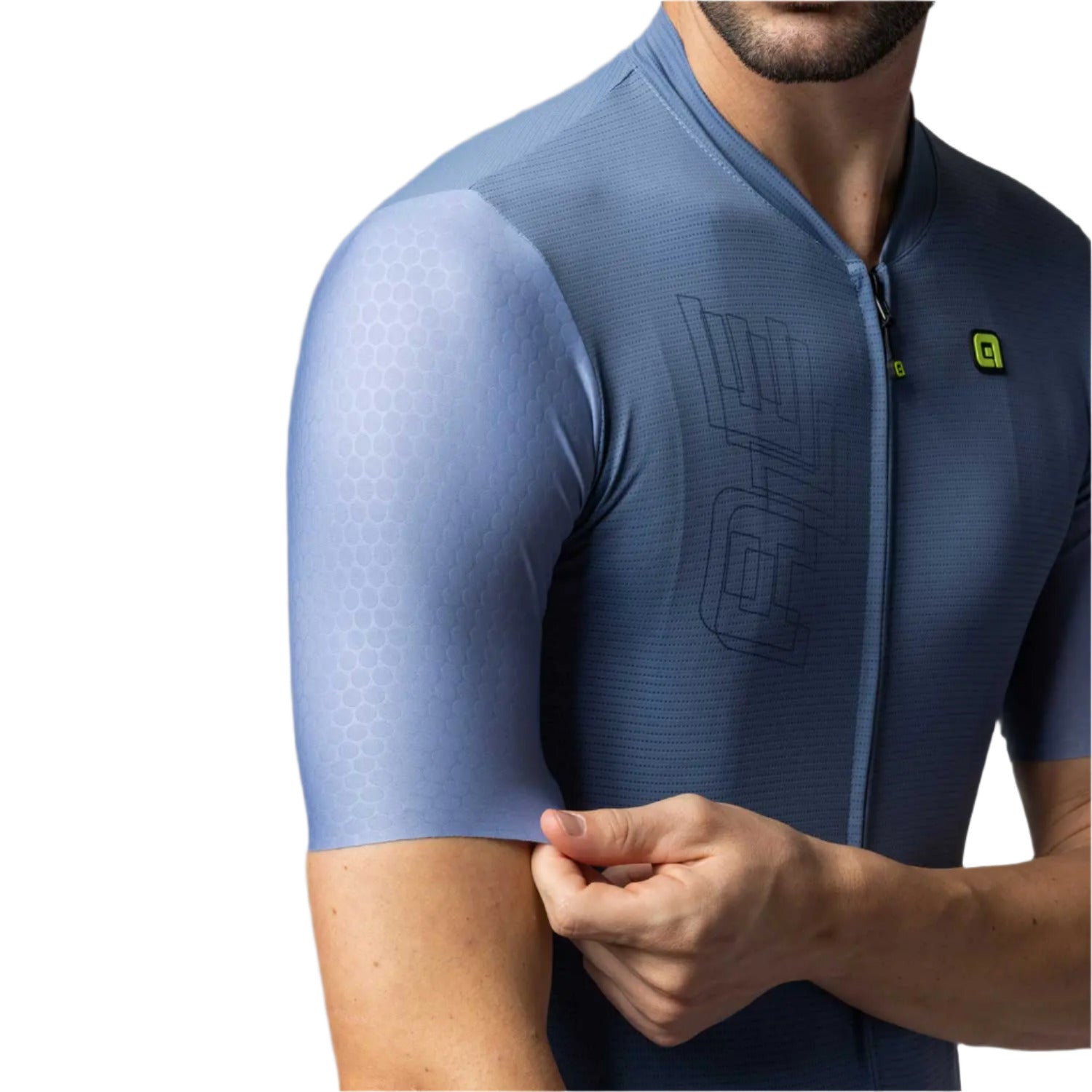 Ale Clothing Follow Me PR-E Short Sleeves Jersey Light / Blue - FREE UK Shipping, FREE 365 Day Returns | Moto Central
