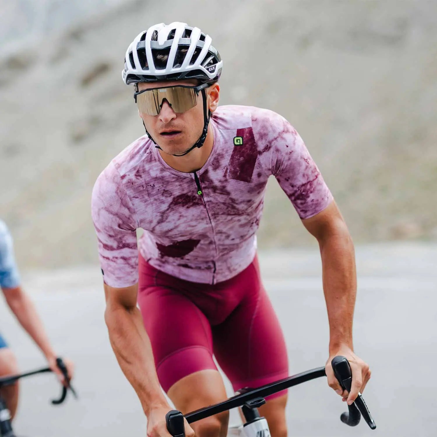 Ale Clothing Marble PR-E Short Sleeves Jersey Pink - FREE UK Shipping, FREE 365 Day Returns | Moto Central