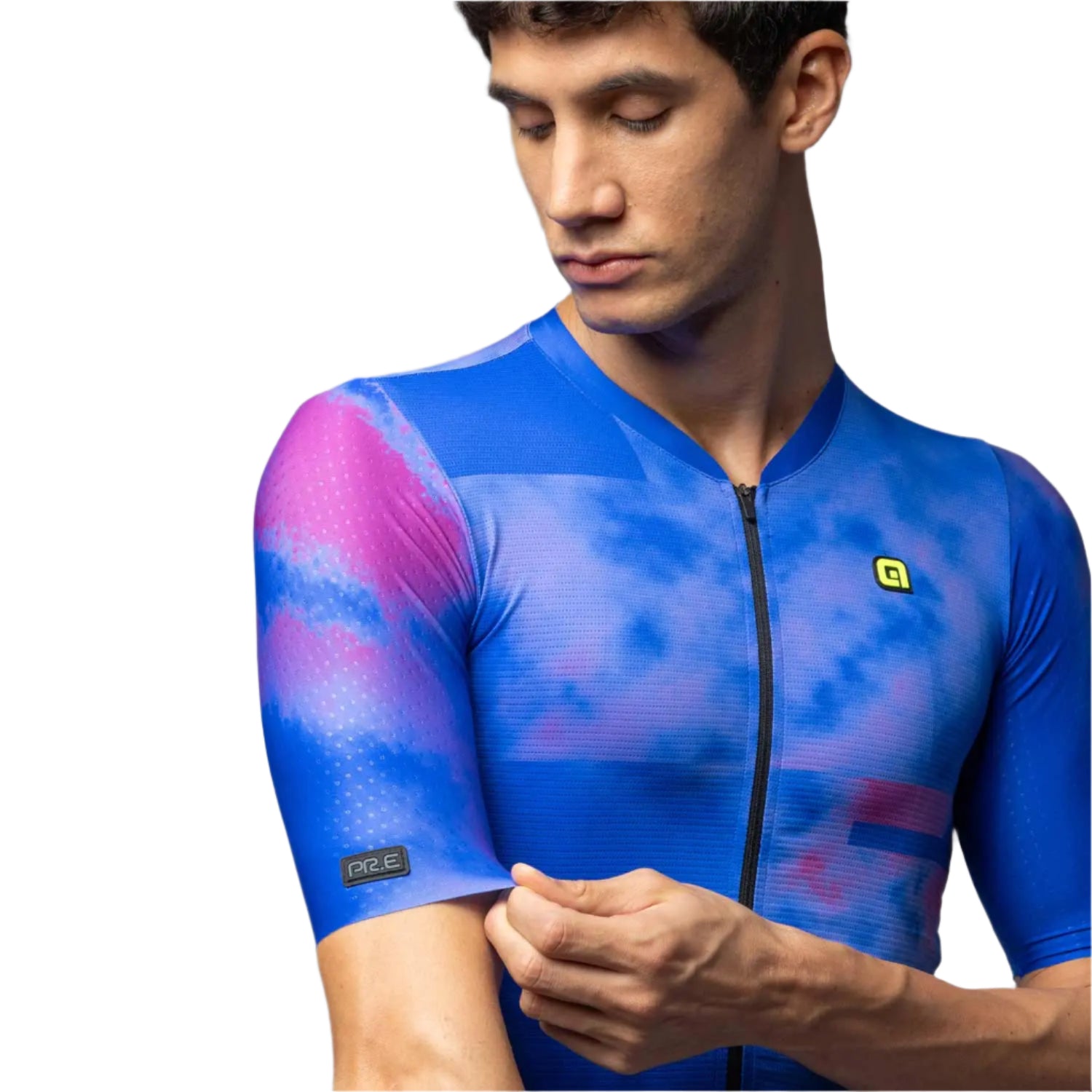 Ale Clothing Atmosphera PR-E Short Sleeves Jersey Blue - FREE UK Shipping, FREE 365 Day Returns | Moto Central