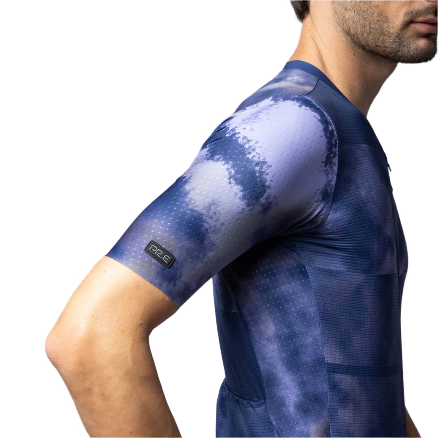 Ale Clothing Atmosphera PR-E Short Sleeves Jersey Navy - FREE UK Shipping, FREE 365 Day Returns | Moto Central
