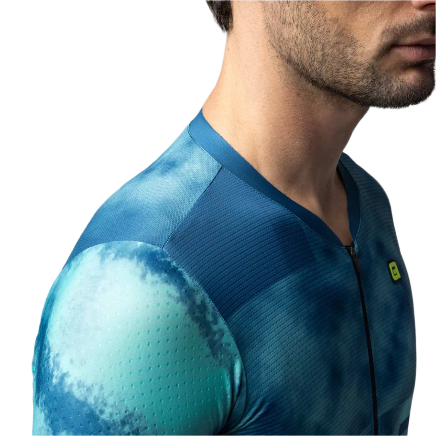 Ale Clothing Atmosphera PR-E Short Sleeves Jersey Light / Blue - FREE UK Shipping, FREE 365 Day Returns | Moto Central