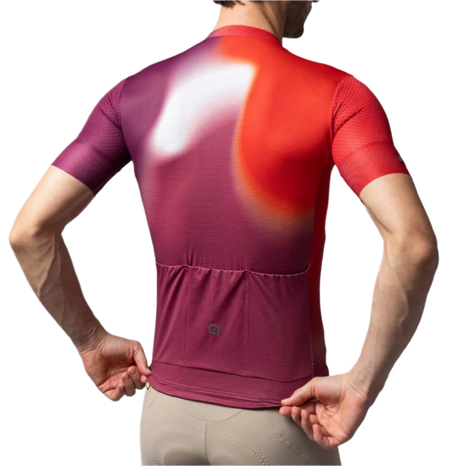 Ale Clothing Flash PR-E Short Sleeves Jersey Burgundy - FREE UK Shipping, FREE 365 Day Returns | Moto Central