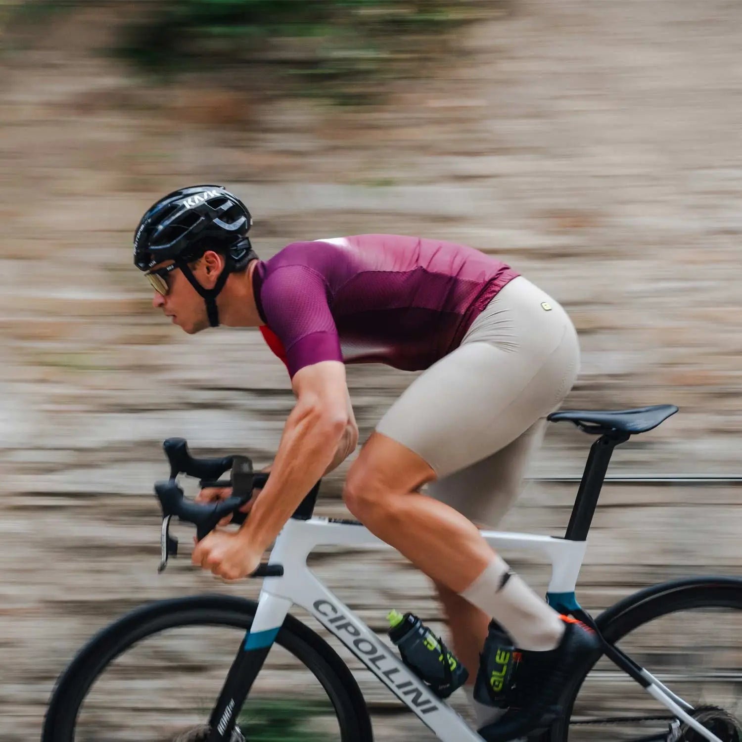 Ale Clothing Flash PR-E Short Sleeves Jersey Burgundy - FREE UK Shipping, FREE 365 Day Returns | Moto Central