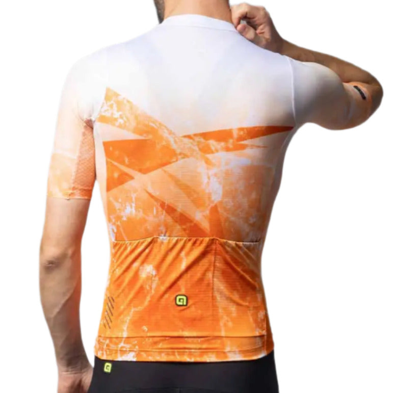 Ale Clothing Quartz PR-E Short Sleeves Jersey Orange - FREE UK Shipping, FREE 365 Day Returns | Moto Central