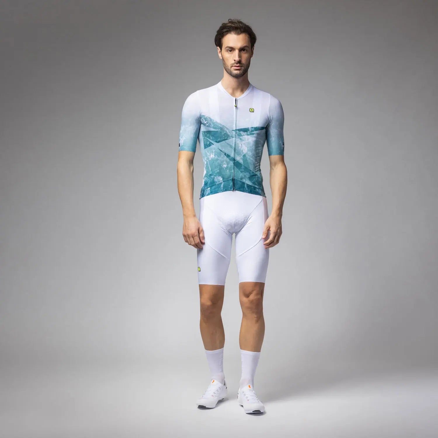 Ale Clothing Quartz PR-E Short Sleeves Jersey Green - FREE UK Shipping, FREE 365 Day Returns | Moto Central