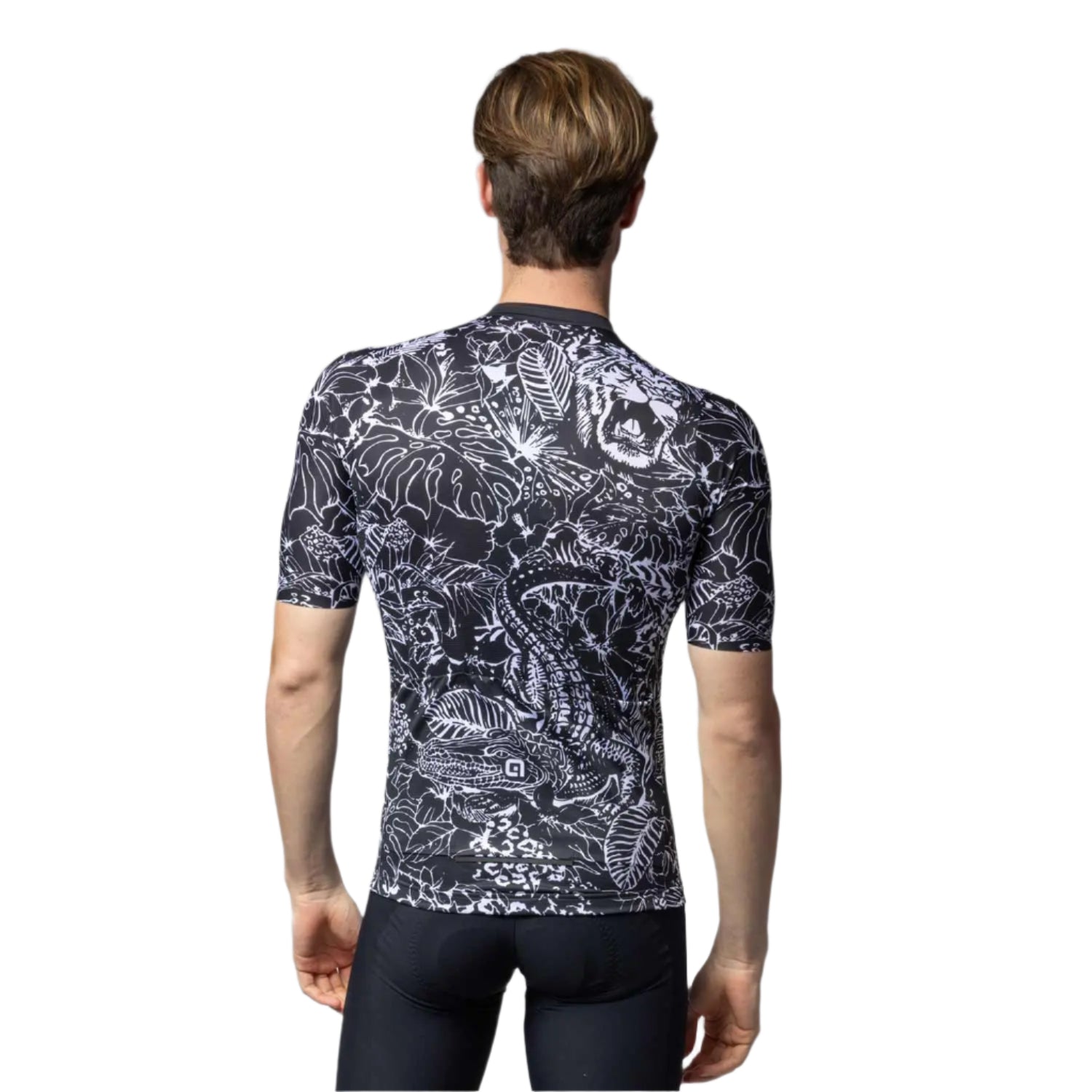 Ale Clothing Safari Pragma Short Sleeves Jersey Black / White - FREE UK Shipping, FREE 365 Day Returns | Moto Central