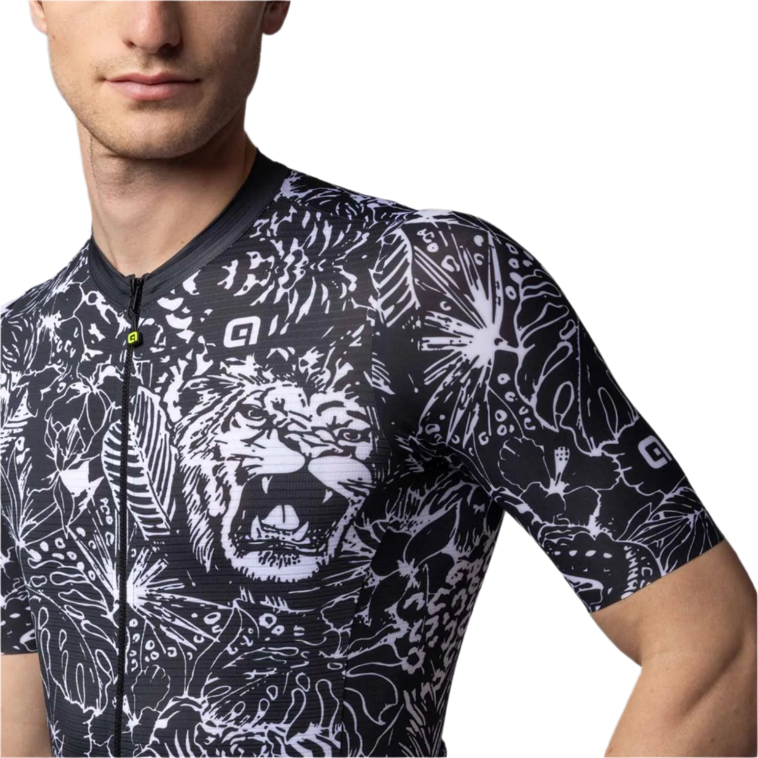 Ale Clothing Safari Pragma Short Sleeves Jersey Black / White - FREE UK Shipping, FREE 365 Day Returns | Moto Central