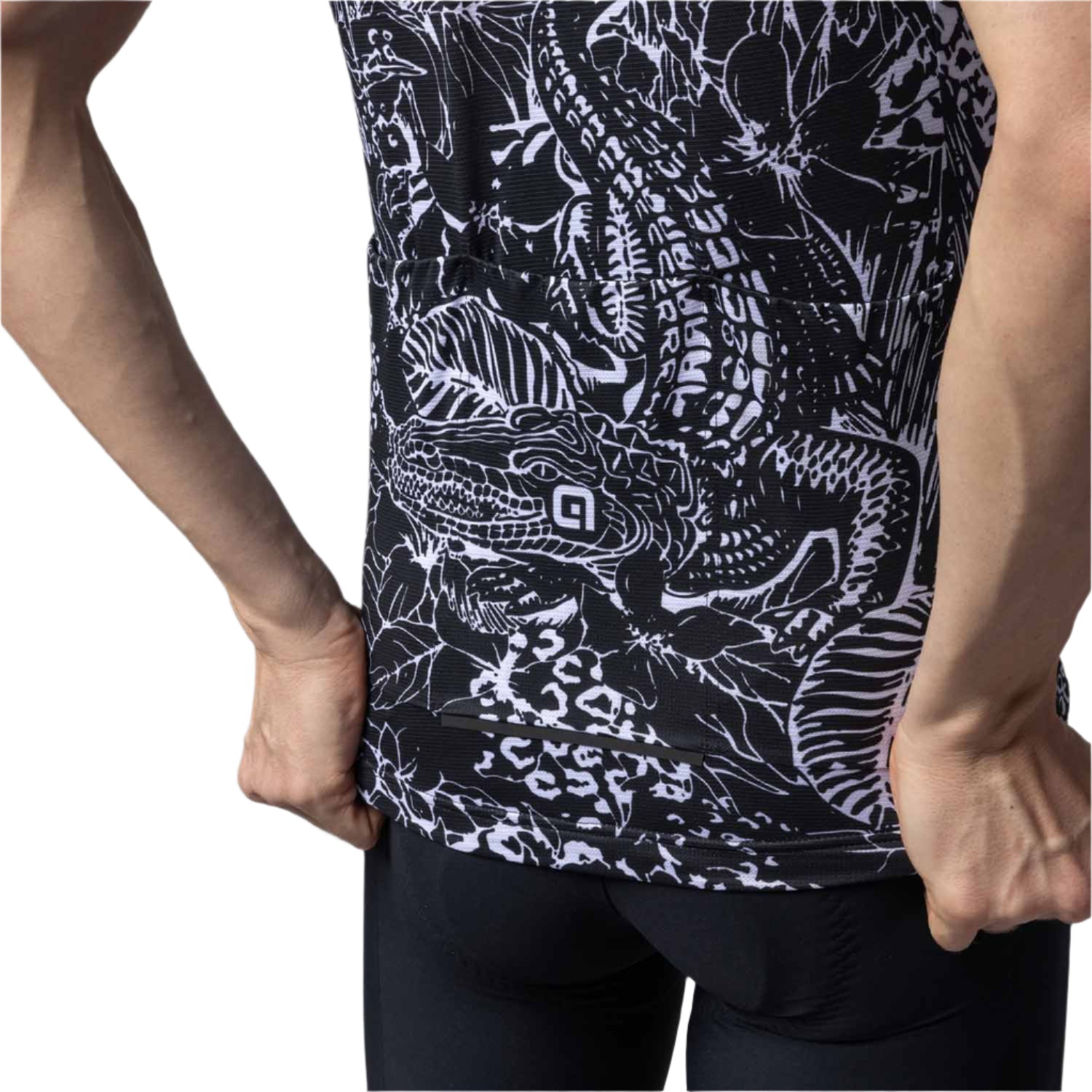 Ale Clothing Safari Pragma Short Sleeves Jersey Black / White - FREE UK Shipping, FREE 365 Day Returns | Moto Central