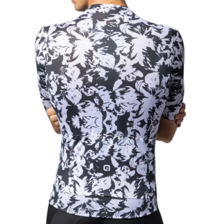 Ale Clothing Essenza Pragma Short Sleeves Jersey Black / White - FREE UK Shipping, FREE 365 Day Returns | Moto Central