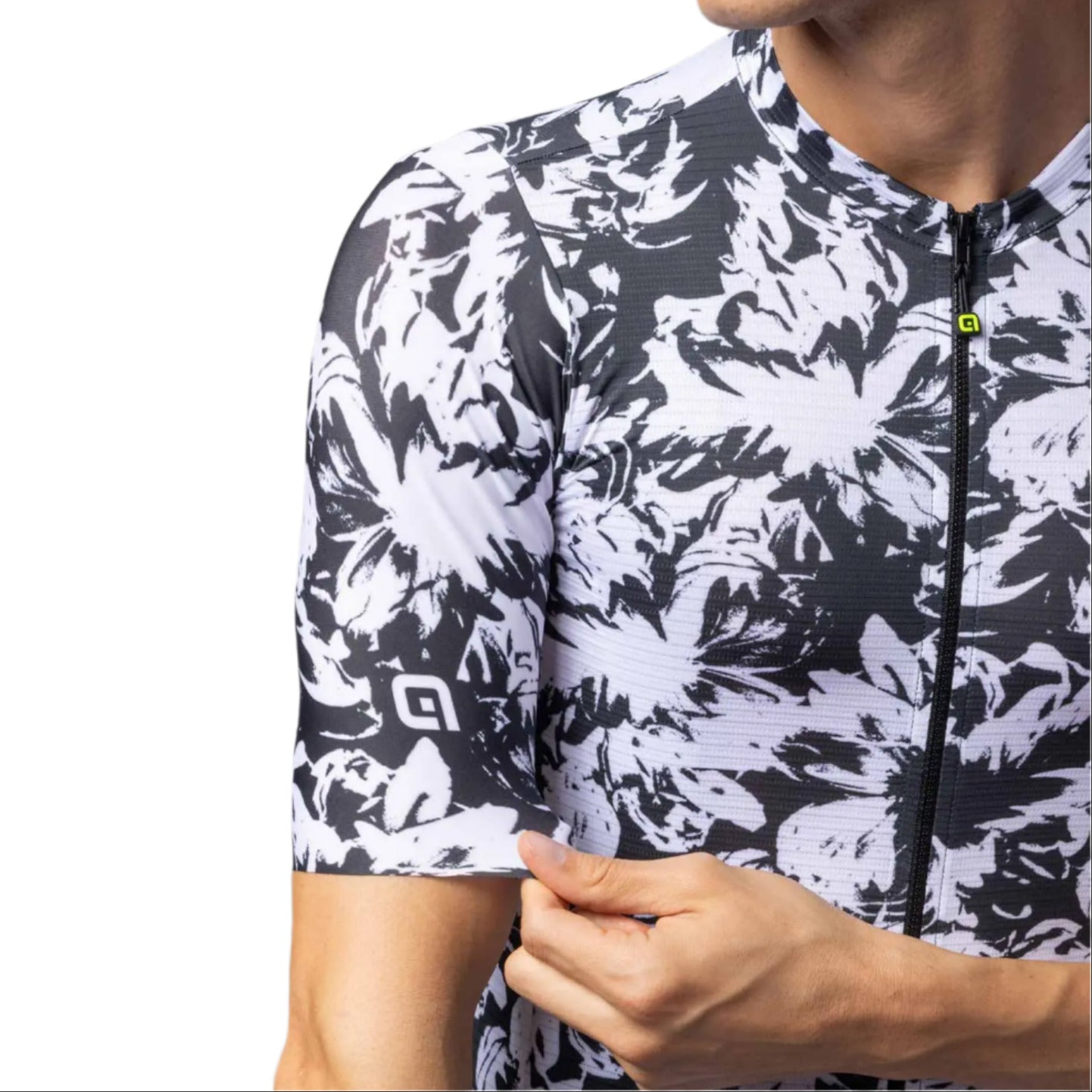 Ale Clothing Essenza Pragma Short Sleeves Jersey Black / White - FREE UK Shipping, FREE 365 Day Returns | Moto Central