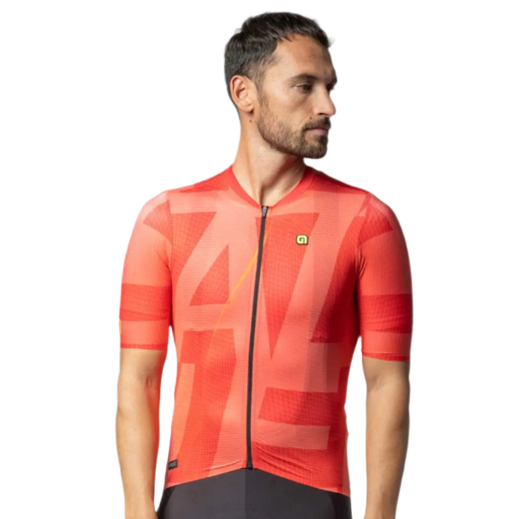 Ale Clothing Synergy PR-E Short Sleeves Jersey Red - FREE UK Shipping, FREE 365 Day Returns | Moto Central