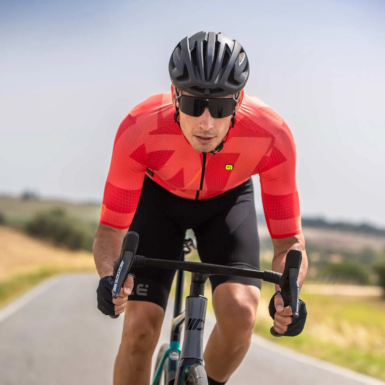 Ale Clothing Synergy PR-E Short Sleeves Jersey Red - FREE UK Shipping, FREE 365 Day Returns | Moto Central