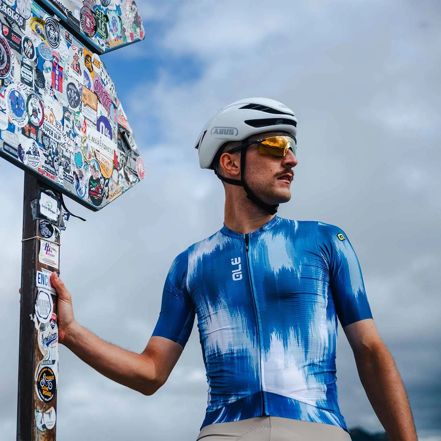 Ale Clothing Argon PR-E Short Sleeves Jersey Blue - FREE UK Shipping, FREE 365 Day Returns | Moto Central