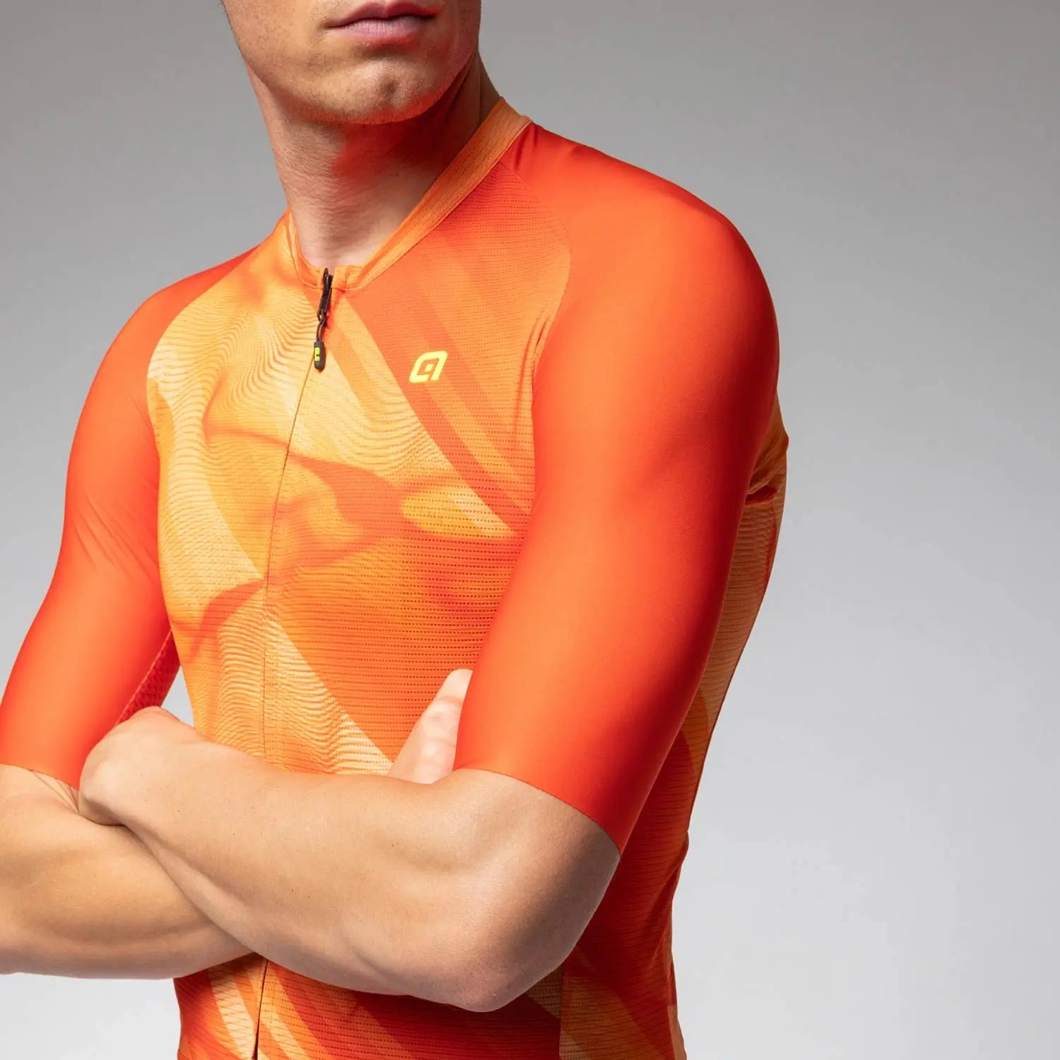 Ale Clothing Crash Pragma Short Sleeves Jersey Orange - FREE UK Shipping, FREE 365 Day Returns | Moto Central
