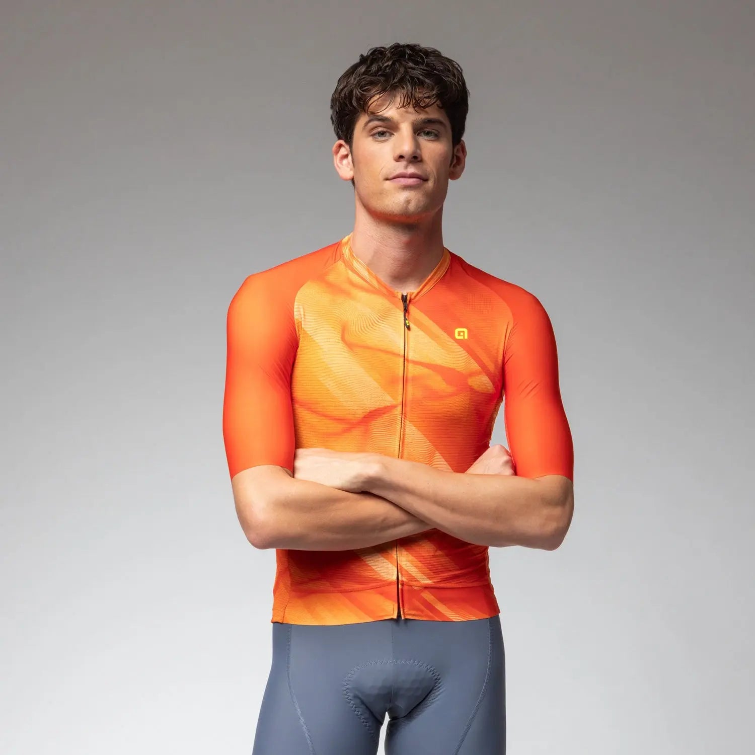 Ale Clothing Crash Pragma Short Sleeves Jersey Orange - FREE UK Shipping, FREE 365 Day Returns | Moto Central
