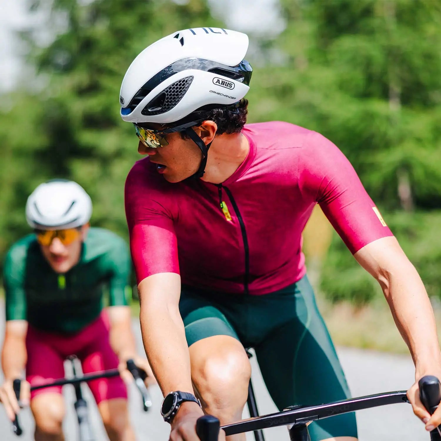 Ale Clothing Deep Pragma Short Sleeves Jersey Purple - FREE UK Shipping, FREE 365 Day Returns | Moto Central