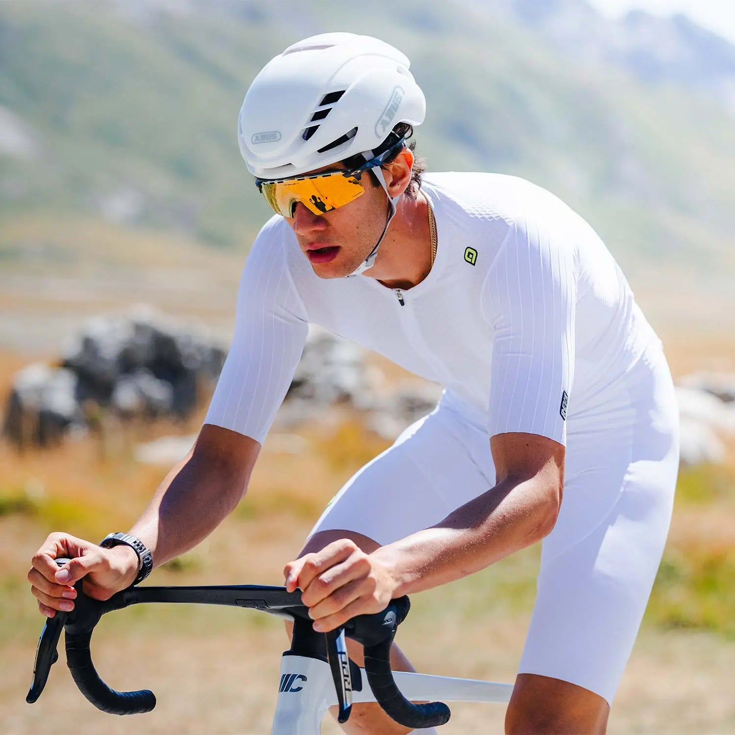 Ale Clothing Eagle R-EV1 Short Sleeves Jersey White - FREE UK Shipping, FREE 365 Day Returns | Moto Central