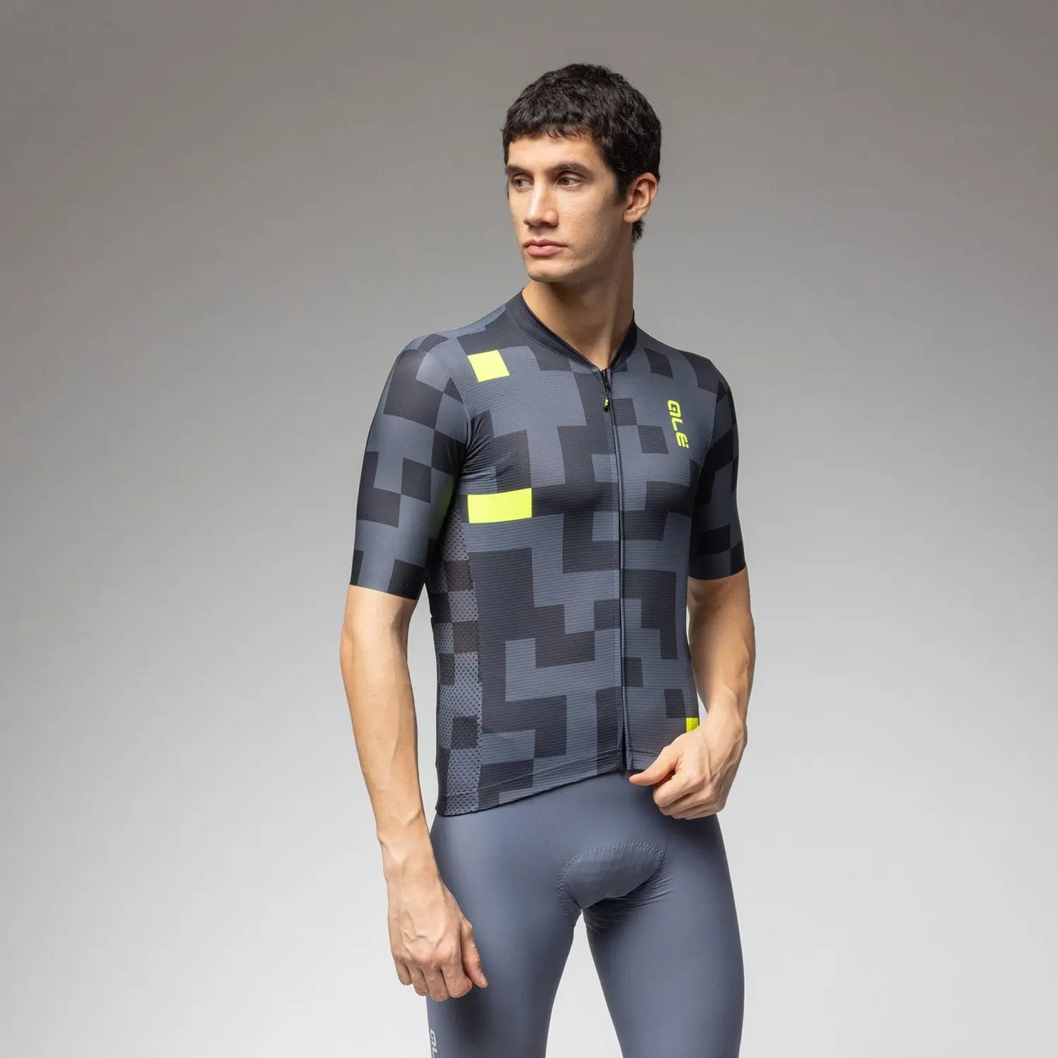 Ale Clothing Pixel Pragma Short Sleeves Jersey Black - FREE UK Shipping, FREE 365 Day Returns | Moto Central