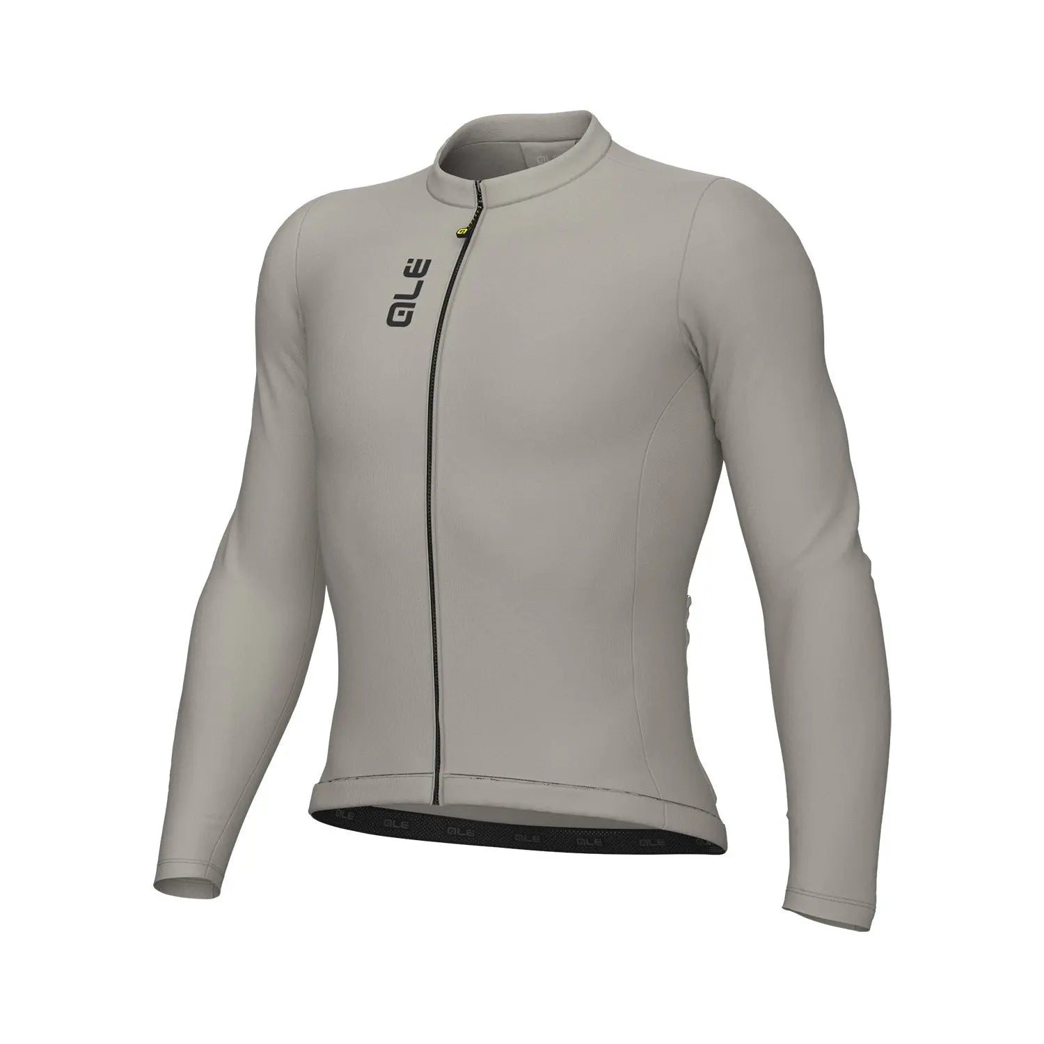 Ale Clothing Colour Block Pragma Long Sleeves Jersey Grey - FREE UK Shipping, FREE 365 Day Returns | Moto Central