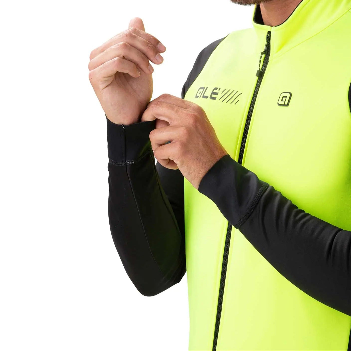 Ale Clothing Fondo 2.0 Solid Jacket Yellow - FREE UK Shipping, FREE 365 Day Returns | Moto Central