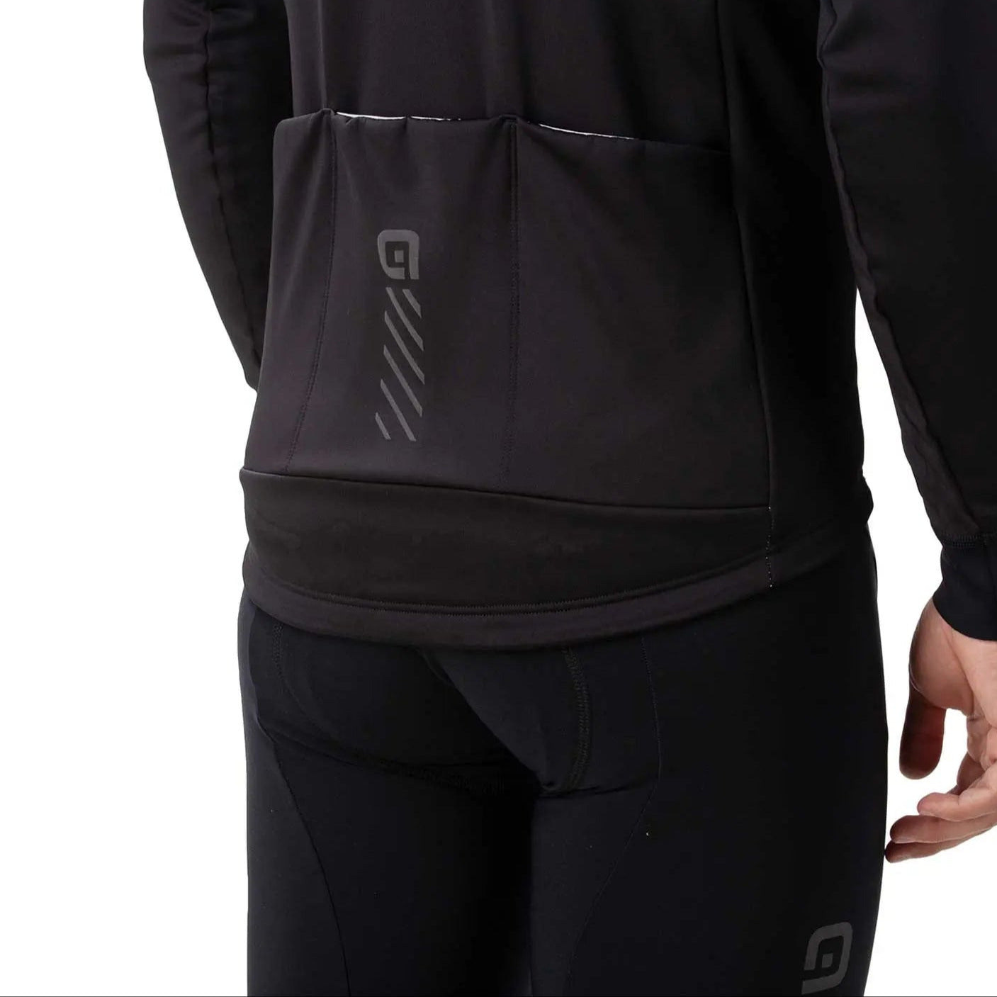 Ale Clothing Fondo 2.0 Solid Jacket Black - FREE UK Shipping, FREE 365 Day Returns | Moto Central