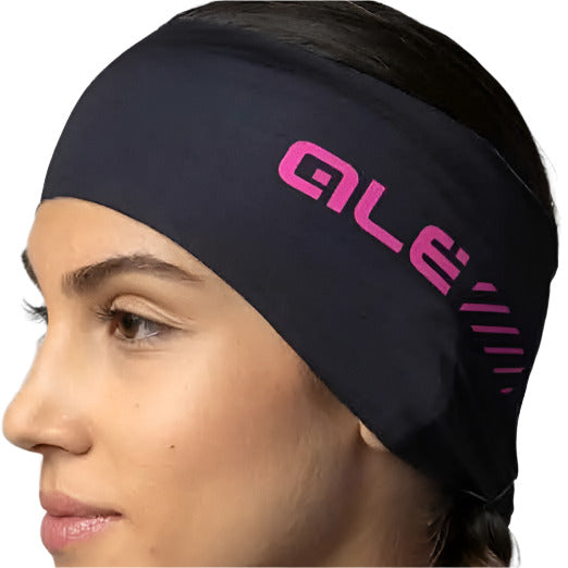 Ale Clothing Fondo Earband Black / Pink - FREE UK Shipping, FREE 365 Day Returns | Moto Central