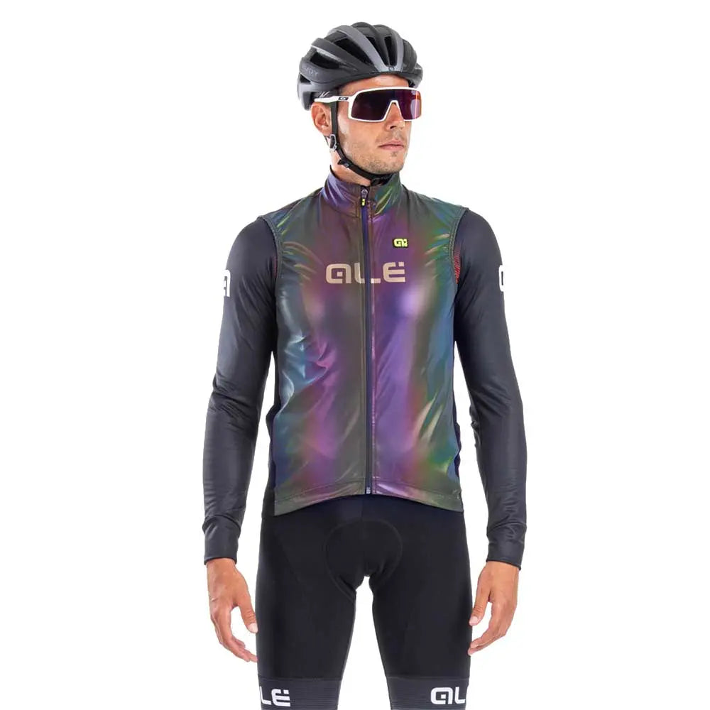 Ale Clothing Reflective Iridescent Shell Gilet Iridescent - FREE UK Shipping, FREE 365 Day Returns | Moto Central