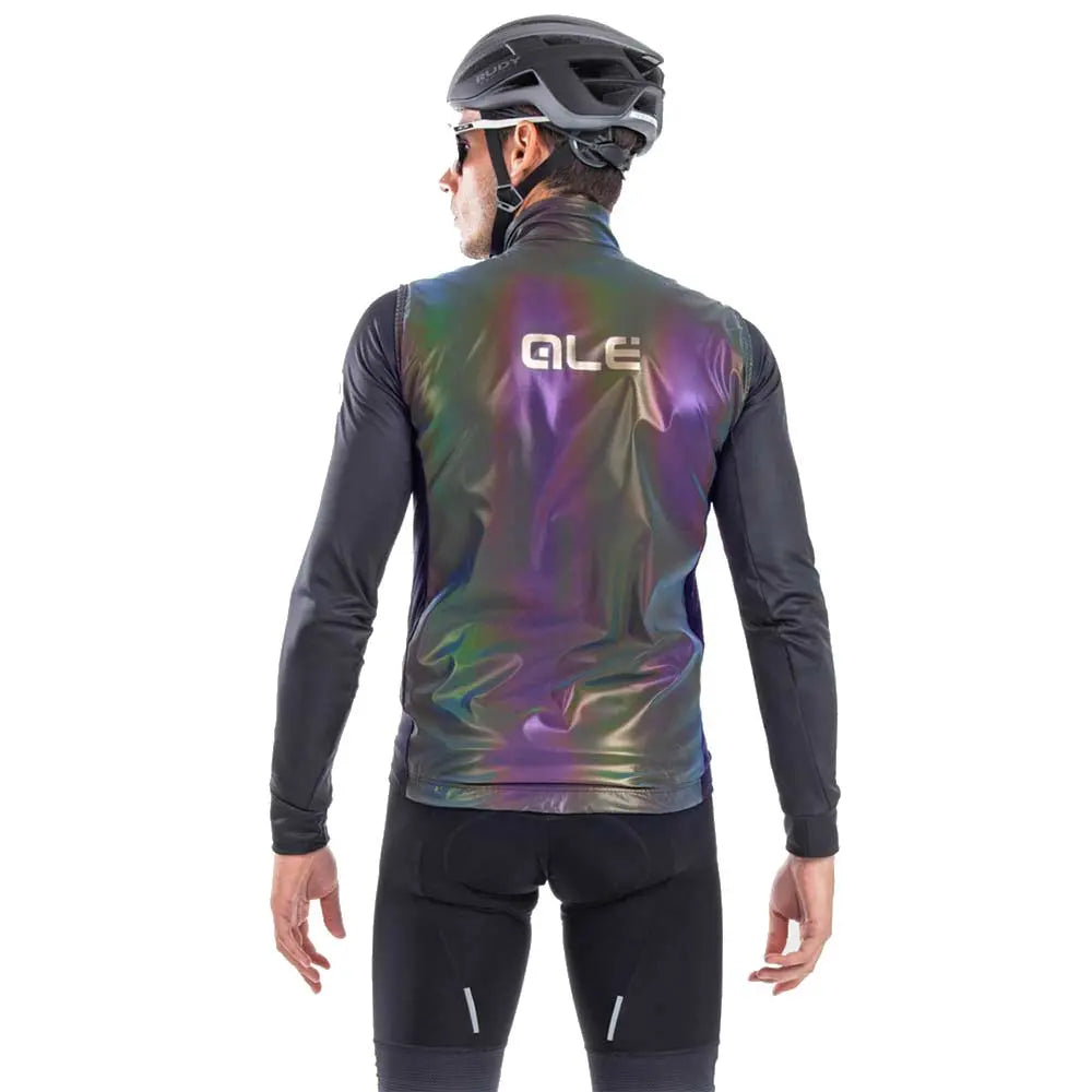 Ale Clothing Reflective Iridescent Shell Gilet Iridescent - FREE UK Shipping, FREE 365 Day Returns | Moto Central