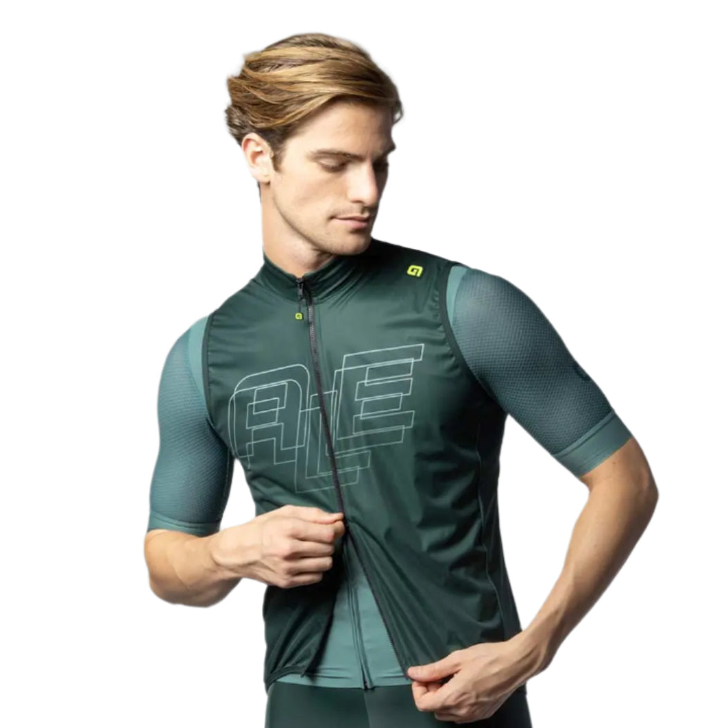 Ale Clothing Sauvage PR-E Vest Green - FREE UK Shipping, FREE 365 Day Returns | Moto Central